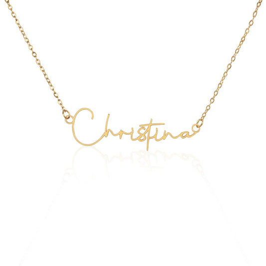 Signature Custom Name Necklace